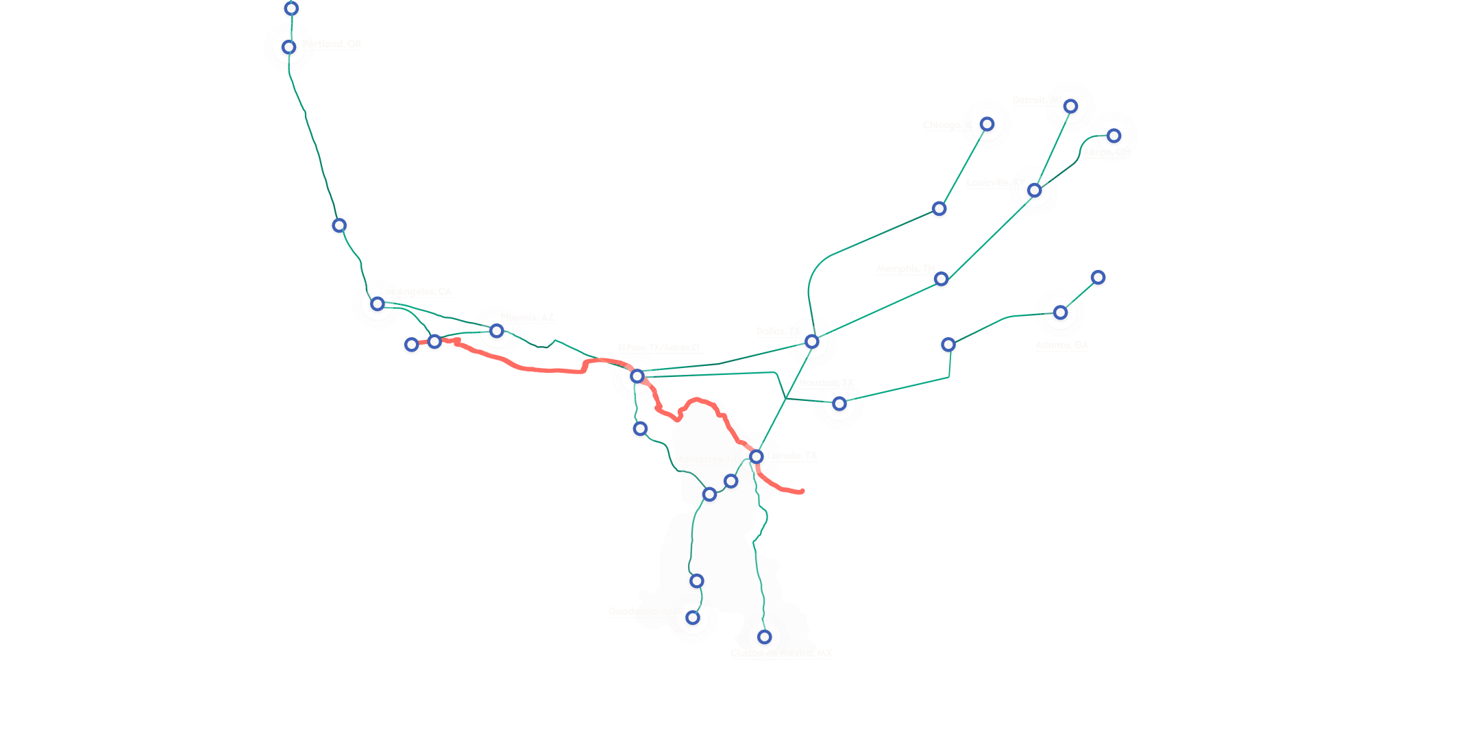 Usa-Mexico Map